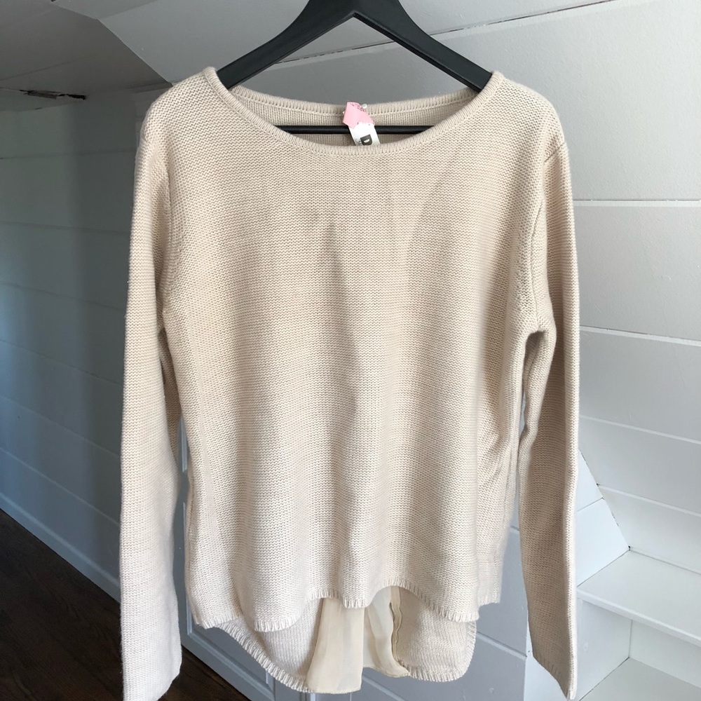 Zipper-back Sweater
